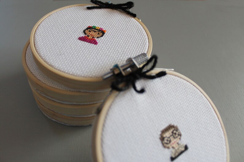 Tiny Frida A cross stitch pattern PDF instant download image 4