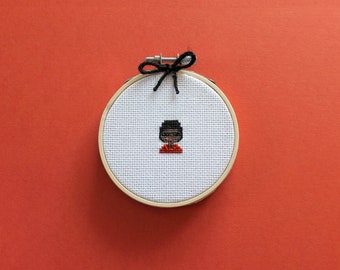 Tiny Shirley Chisholm | A cross stitch pattern PDF (instant download)
