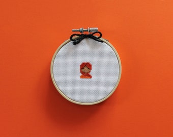 Tiny Malala | A cross stitch pattern PDF (instant download)