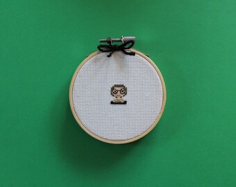 Tiny RBG | A cross stitch pattern PDF (instant download)