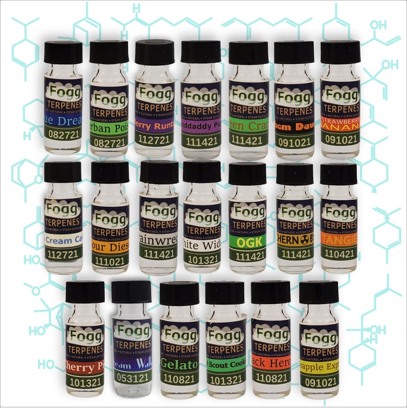 FOGG TERPENES™ 20 Pack Terpene Flavor Profile Collection image 1