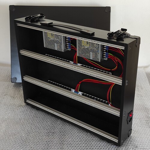 Eurorack Case 9u 104 Hp Portable Powered Black Etsy