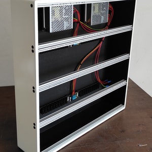 Eurorack-Gehäuse 12 HE x 104 PS weiß