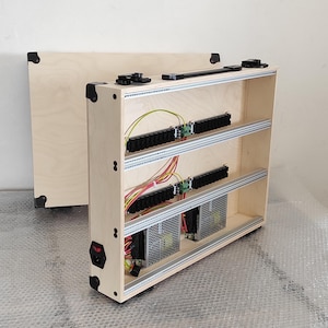 Eurorack case 9u 104 hp portable powered