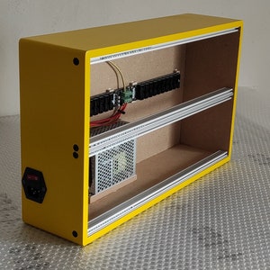 Eurorack case 6u power yellow