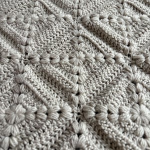 Handgemachte gehäkelte Baby/Kleinkind Decke Geschenk für Baby Erdtöne Natur Neutral
