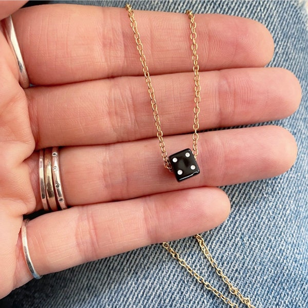 Dice Necklace Etsy
