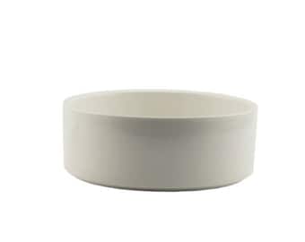 7" Blank (White) Ceramic Pet Bowls for Sublimation