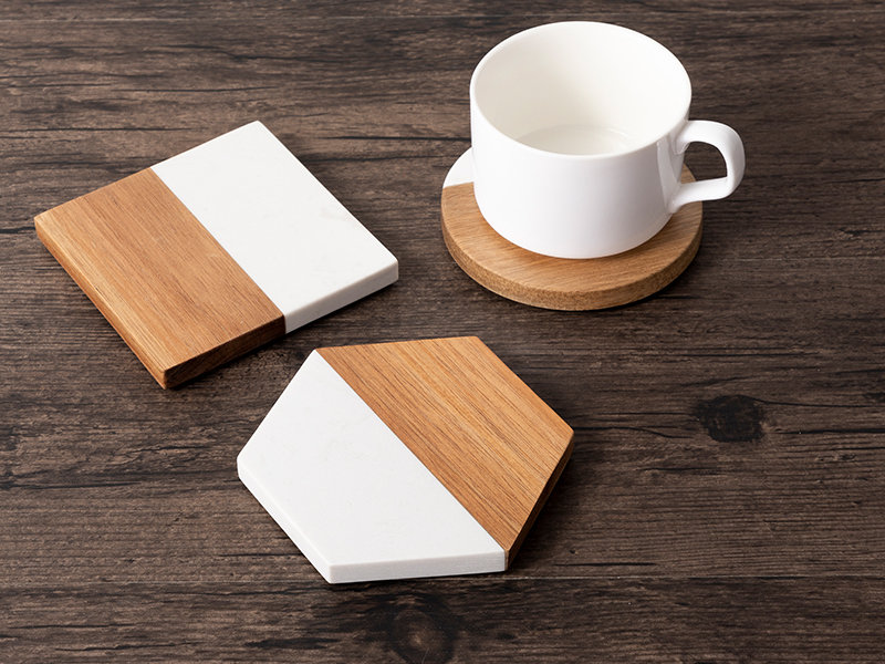 Wood Coasters Square Acacia Wooden Coasters For Crafts With - Temu