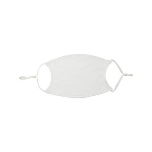Blank Sublimation Face Mask with Filter Slit (Full White, Large)- 10 Pack