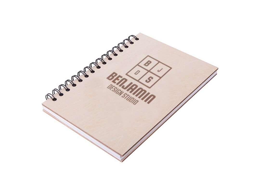 Wooden Sublimation Notebook With Unlined Pages 5.6 X 