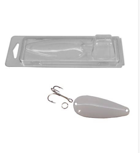 blank white fishing lure 4.5
