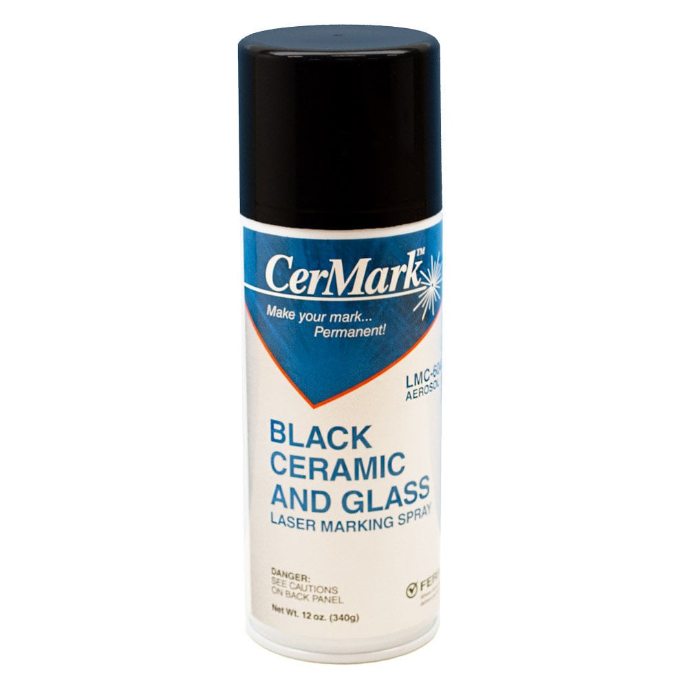 CerMark LMM6044 12oz Tile Glass Marking Spray for Laser Engraving