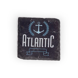 Slate Coaster Blanks for Laser Engraving or UV Printing. 3.94 Inch Black Stone Bulk Coasters Natural Stone Drink Coaster Round or Square image 9