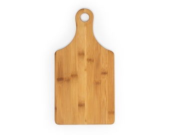 Bamboo Paddle Cutting Board - Glowforge, Laser Engraver and Craft Supplies