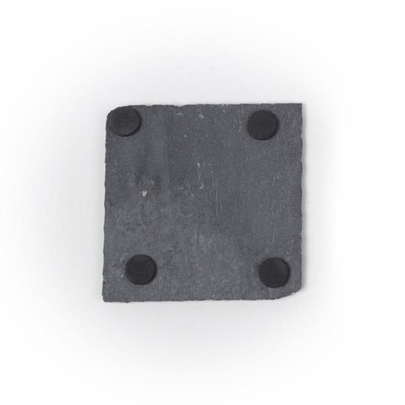 Slate Coaster Blanks for Laser Engraving or UV Printing. 3.94 Inch Black Stone Bulk Coasters Natural Stone Drink Coaster Round or Square image 8