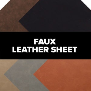 Lot of 4 Rolls Cricut Faux Leather 12x24 New Charcoal Espresso Walnut  Boxwood