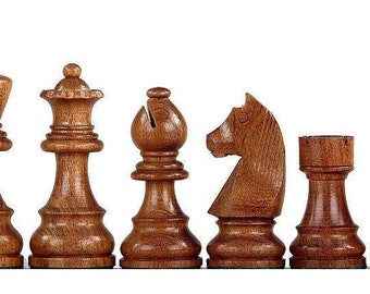 Vintage Weighted Staunton Chess Set KH 95 cm/375 in. -  Portugal