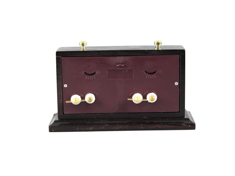 Turnier Chess Clock Analog Charcoal Stained Wood With Stand Etsy