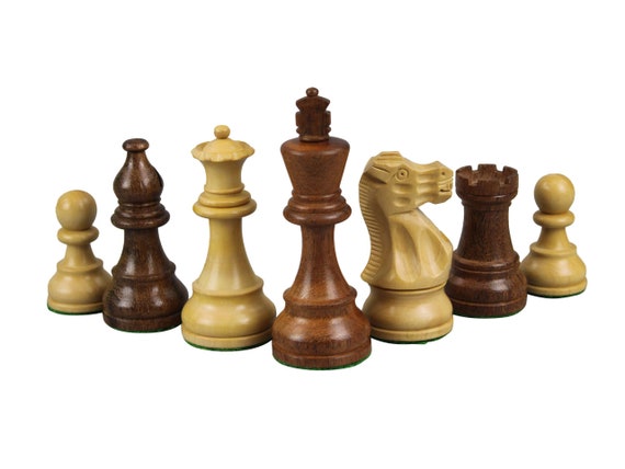 Atlantic Classic Chess Pieces Staunton Sheesham Boxwood 3" 