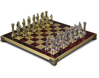 Ruby Chess Set - Etsy