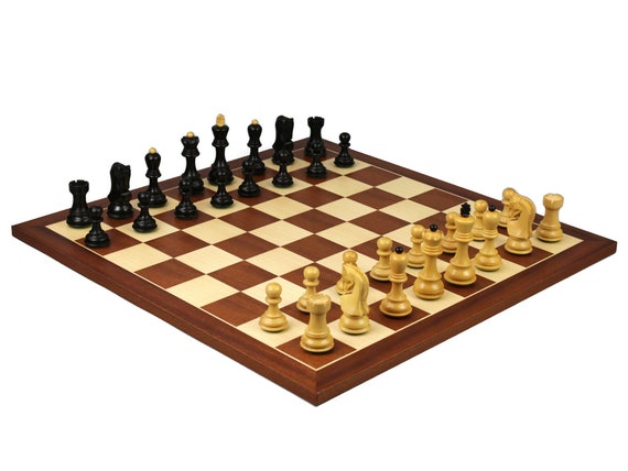 32PCS Holz Internationalen Schach Stück Set König Höhe 70mm
