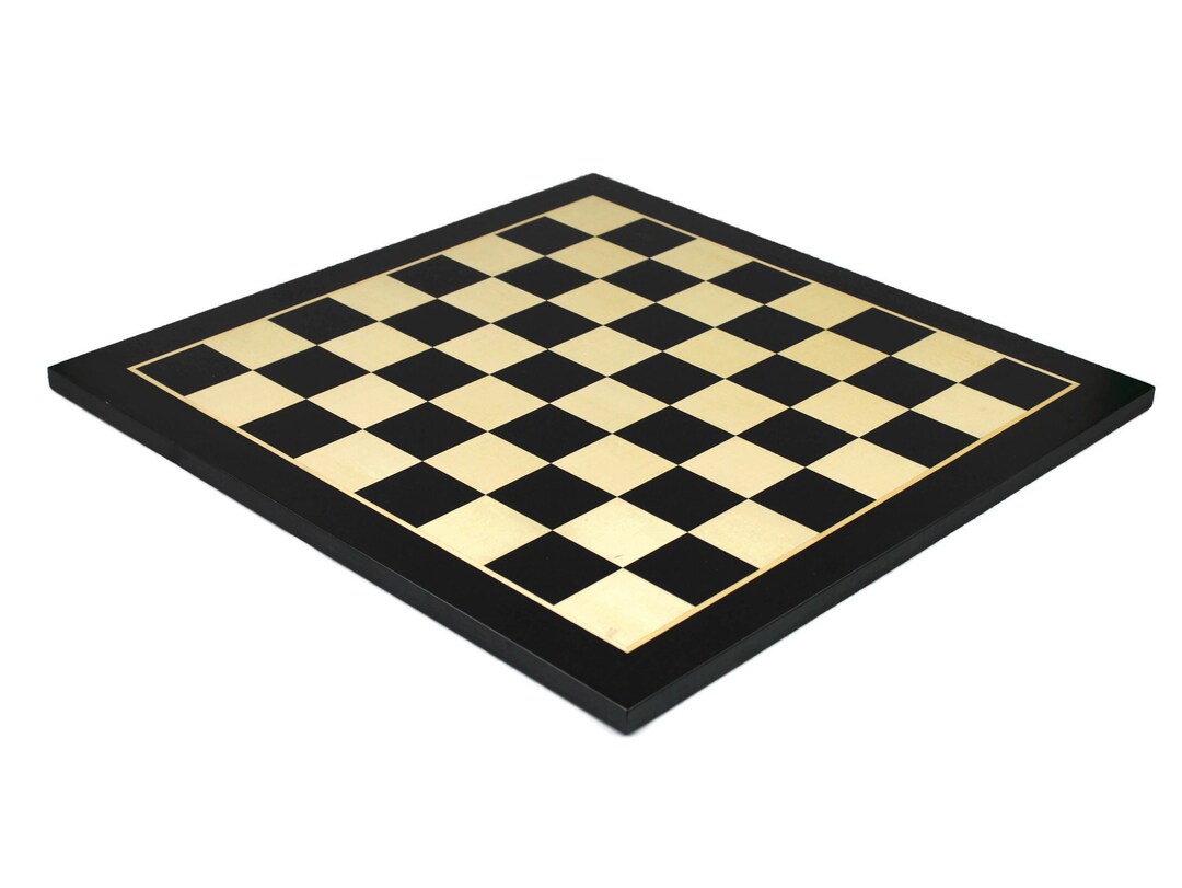 Wooden Chess Board black and Maple 21 Etsy