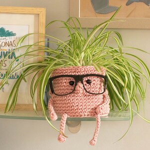 Amigurumi pattern PDF ESP y ENG La maceta intelectual the clever pot amigurumi xl crochet xl imagen 5