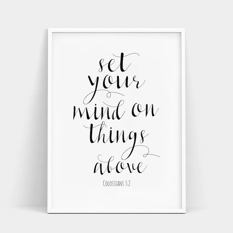Set Your Mind On Things Above