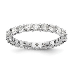 Moissanite Eternity Band/ 3mm Moissanite Wedding Band/ Vintage Wedding Band/ Diamond Ring/ 2.3 ct 14K Gold Band DEFcolor/ Moissanite Band