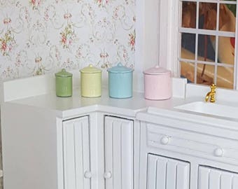 shabby chic miniature dollhouse furniture