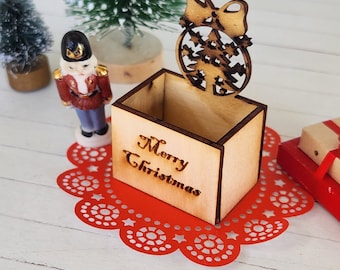 Dollhouse Christmas, Dollhouse Box, Miniature Christmas, Dollhouse Miniatures, Christmas Boxes