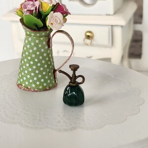 Dollhouse Water Can, Miniature Spray Bottle,Dollhouse Accessories, Dollhouse Garden