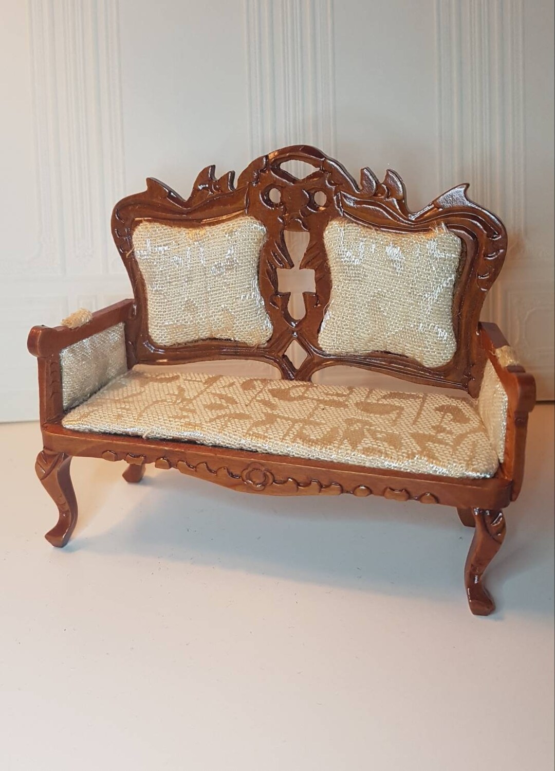 Dollhouse Furniture,doll House Furniture,dollhouse Loveseat,victorian ...