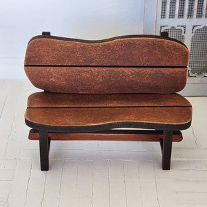 Dollhouse Bench, Miniature Bench, Dollhouse Seat, Dollhouse Furniture, Dollhouse Miniatures