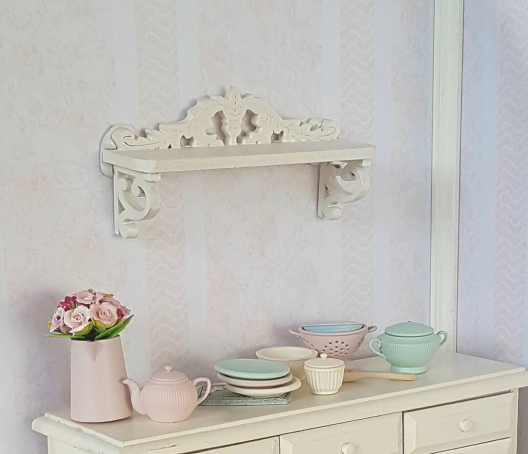 Dollhouse Shelving, Dollhouse Furniture, Dollhouse Miniatures