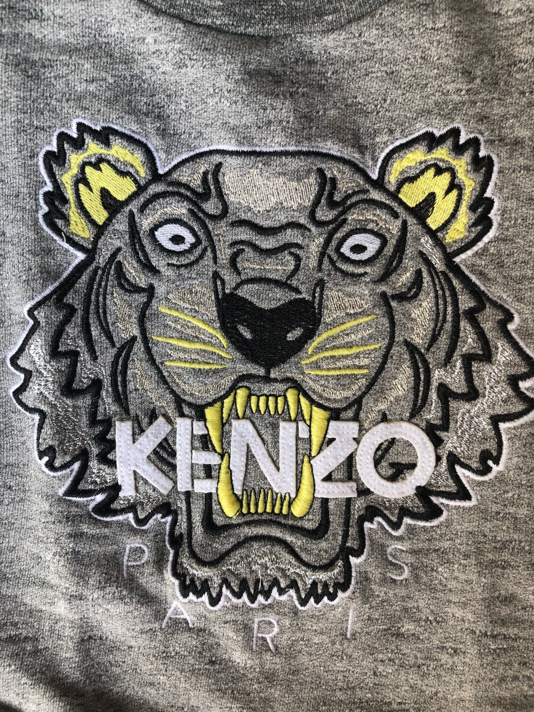 Crew necks Kenzo - Wool tiger intarsia sweater - F965PU2683XK99