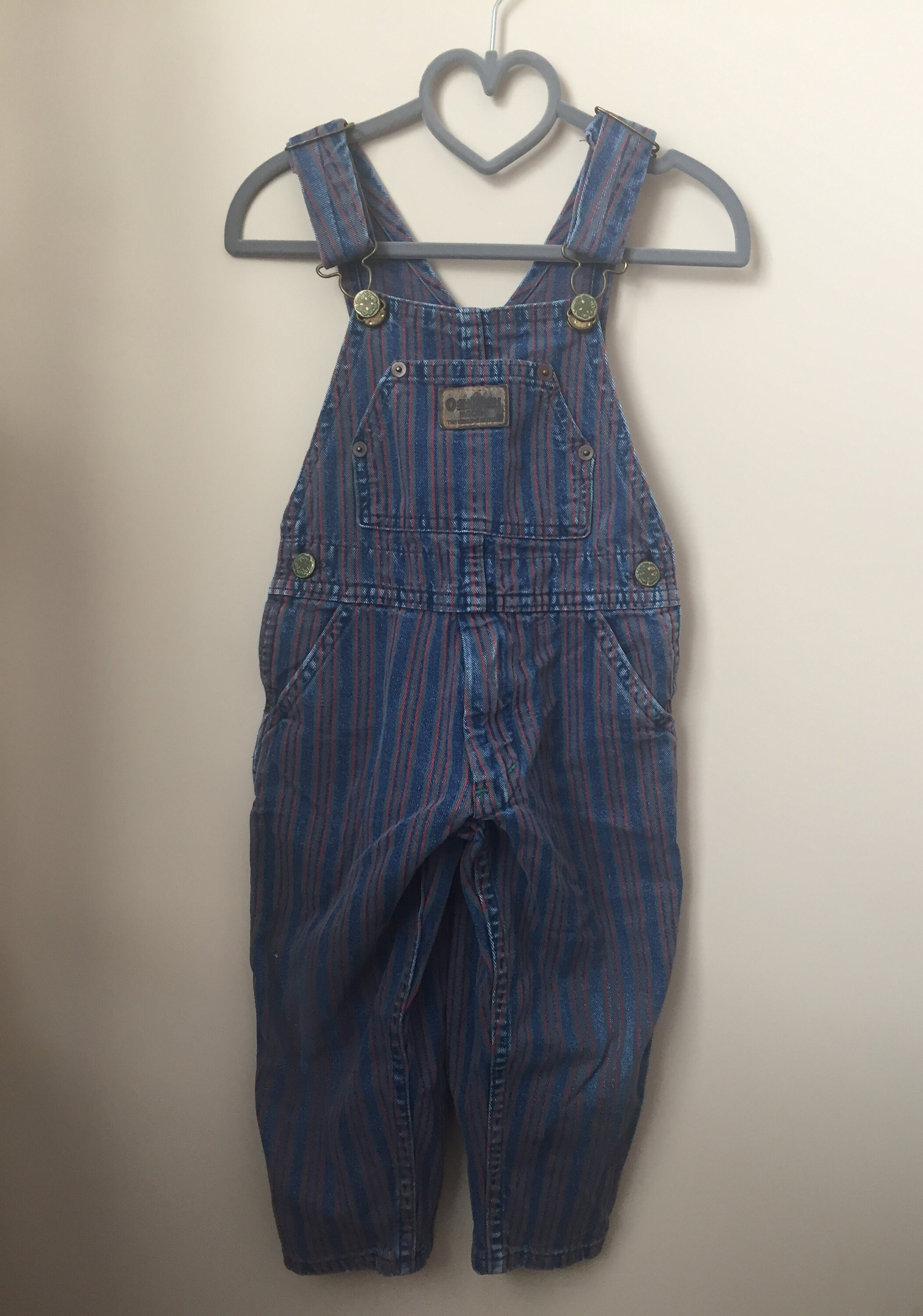 Vintage Striped OSHKOSH Overalls vintage Baby Overalls by Etsy France