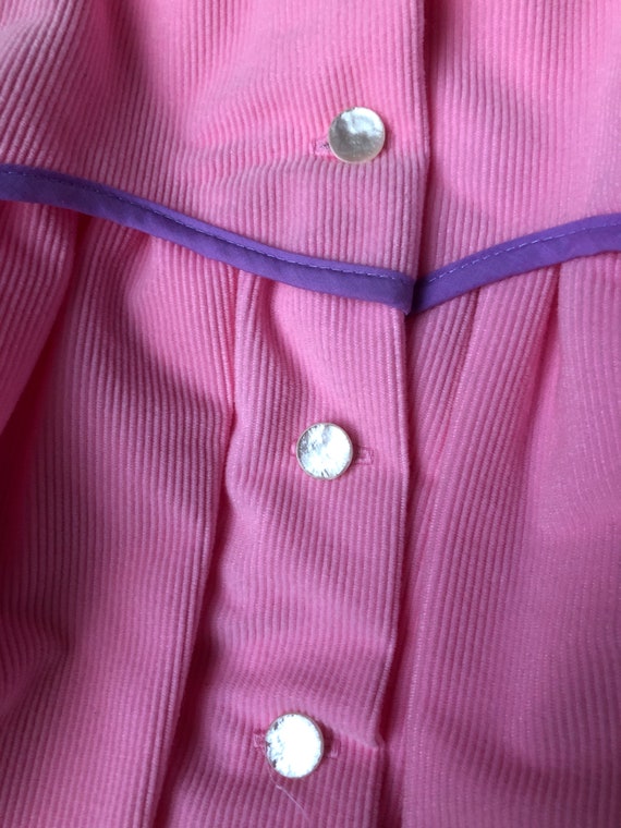 Vintage Pink Corduroy Style Jacket for Baby with … - image 6