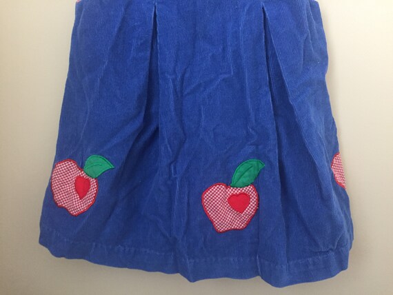 Adorable Vintage 1970s Apple Pinafore Dress for B… - image 5