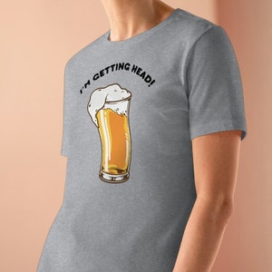 Getting Head Funny Adult Drinking Women&#39;s Premium Tee Shirt