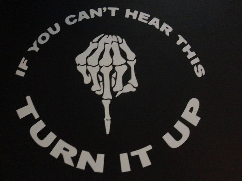 Middle Finger Decal - Etsy