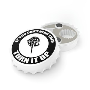 Turn It Up Funny Mature Middle Finger Bottle Opener