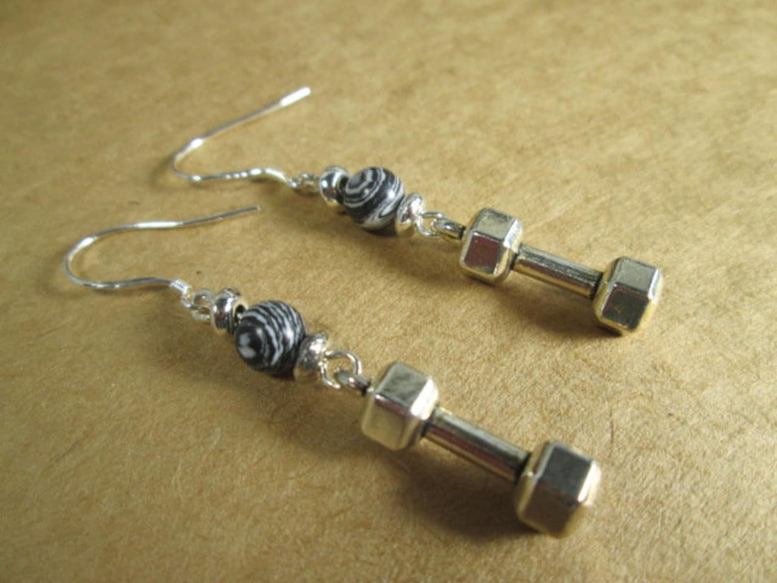 Dumbbell Barbell Earrings, Bodybuilder Gift, Bodybuilding Jewelry ...