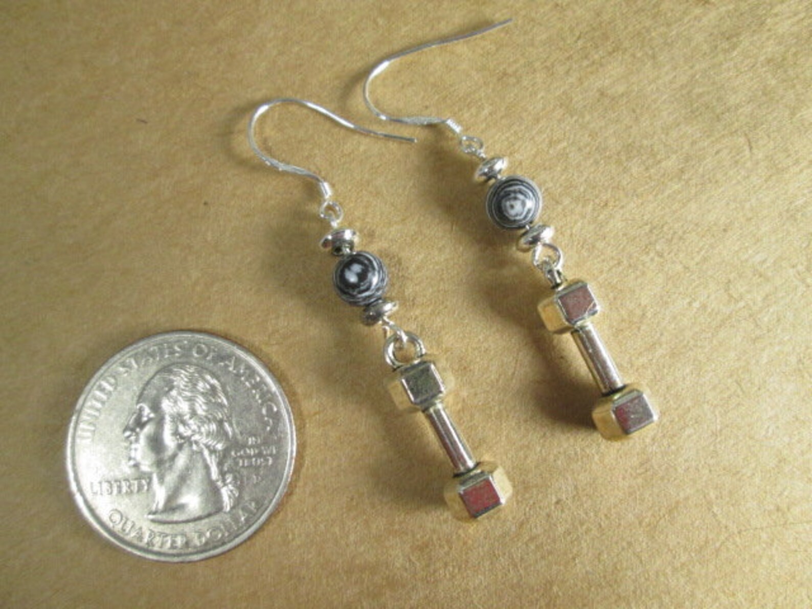 Dumbbell Barbell Earrings, Bodybuilder Gift, Bodybuilding Jewelry ...