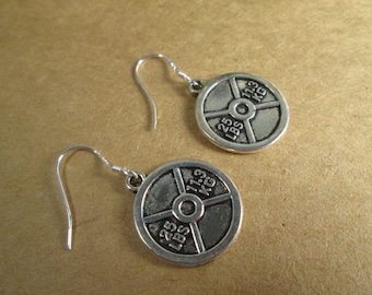 Pendientes con mancuernas, regalo para culturistas, joyas para culturismo, pendientes de fitness, motivación, entrenamiento, gimnasio, pendientes de crossfit Fit Strong