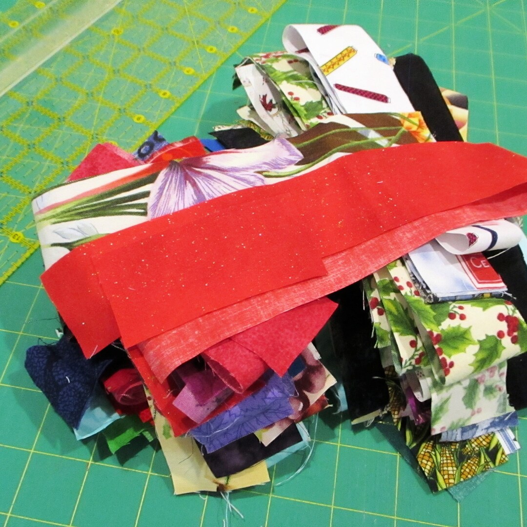 Fabric Strips for Quilting or Other Crafting, 1 1/2 Inch Strips, 3