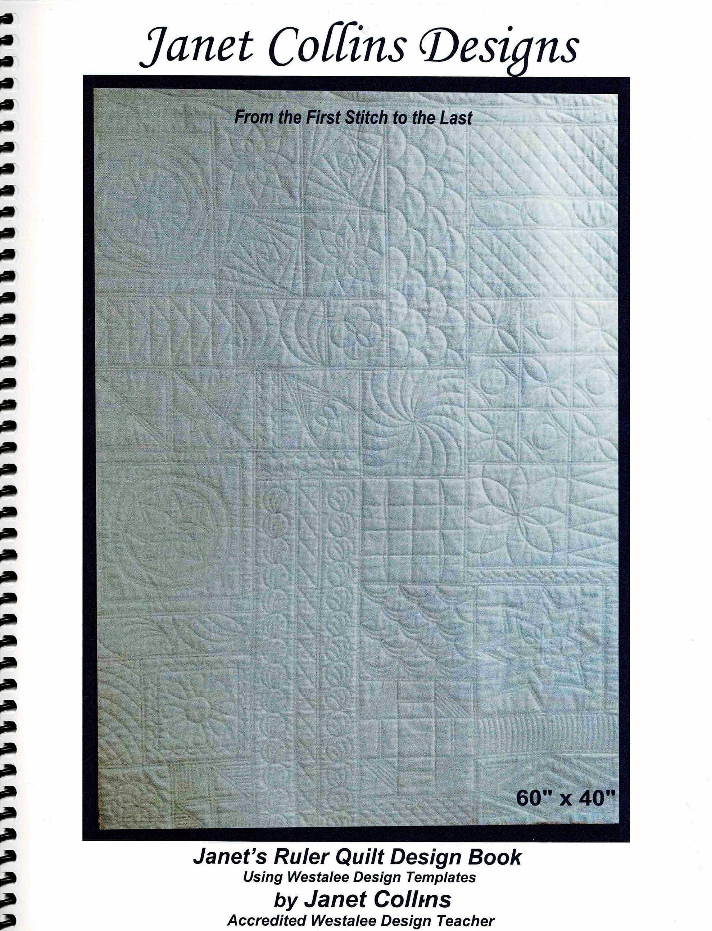 JANET COLLINS Ruler Quilt Design Book, Use With Westalee Design ...