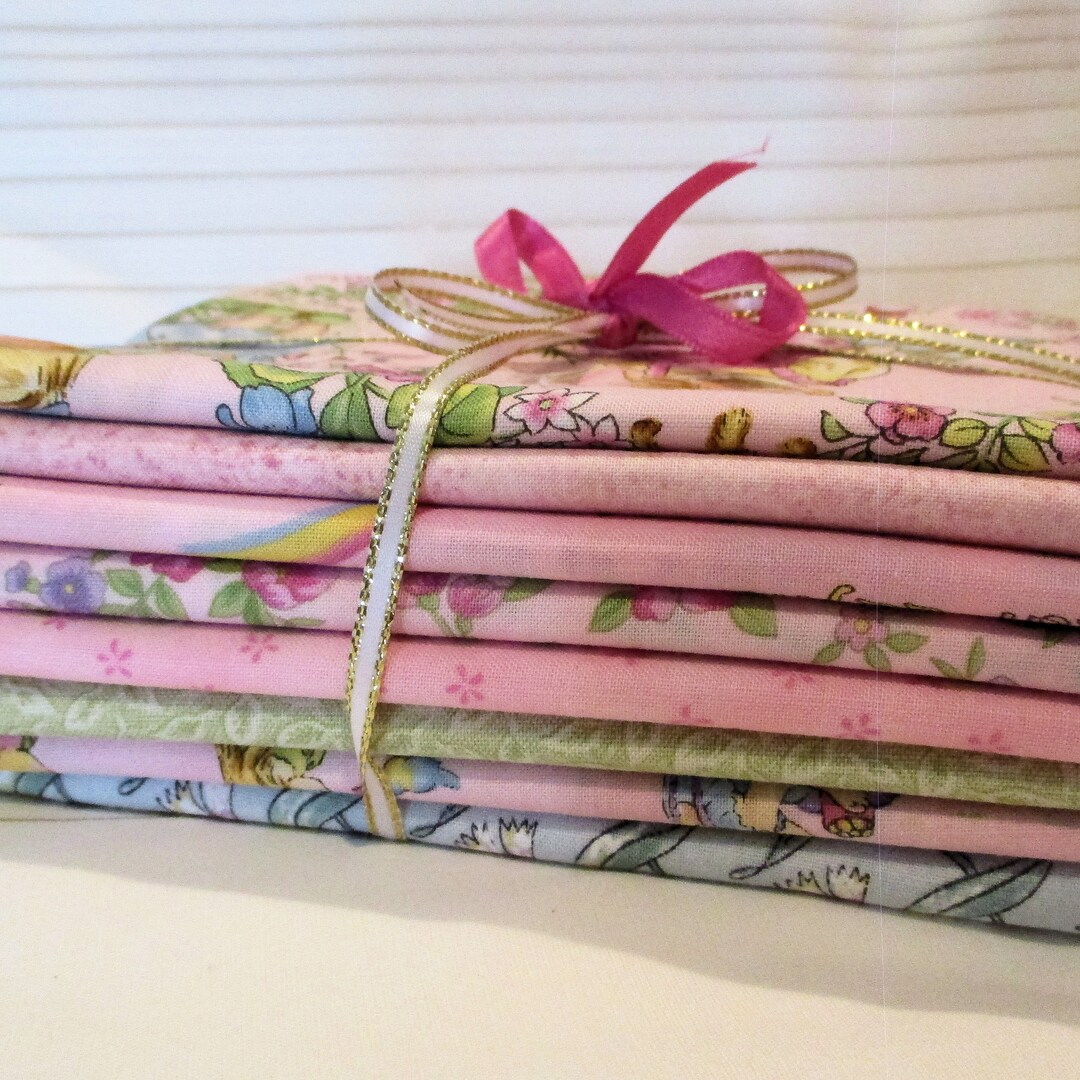 FAT QUARTER BUNDLE 8 Coordinated Pastel Fat Quarters Etsy