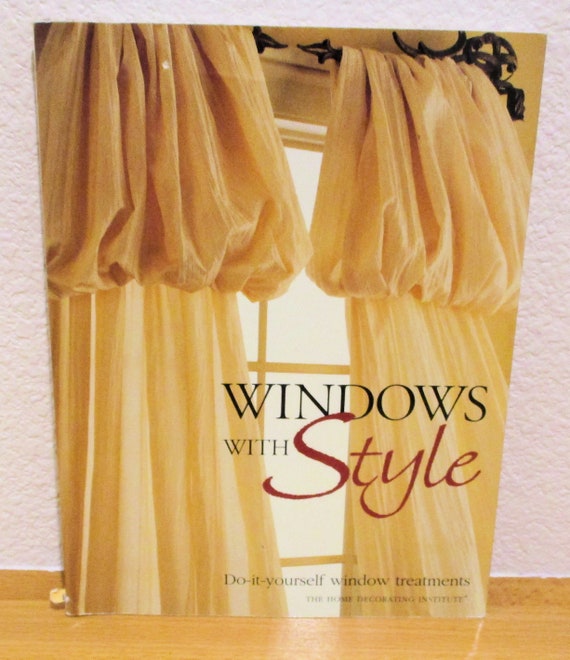 Windows With Style Do It Yourself Window Treatments Etsy